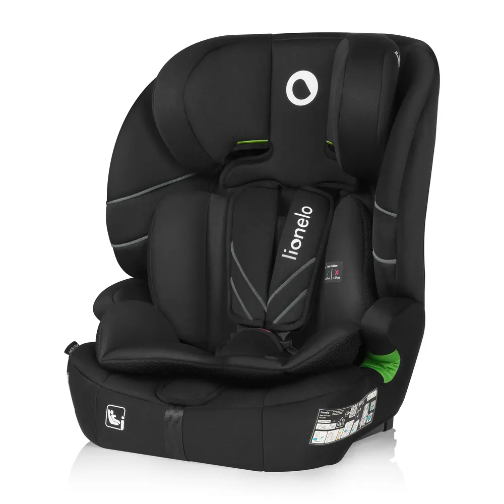 Lionelo Levi Fix i-Size Autostol - Black Carbon