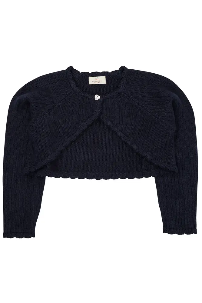 Bolero m. hjerter - NAVY - 104