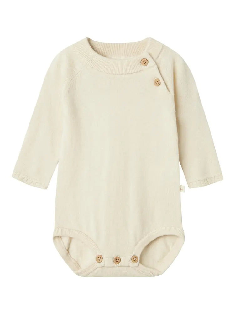 Nord Langærmet Strik Body - Turtledove - 86