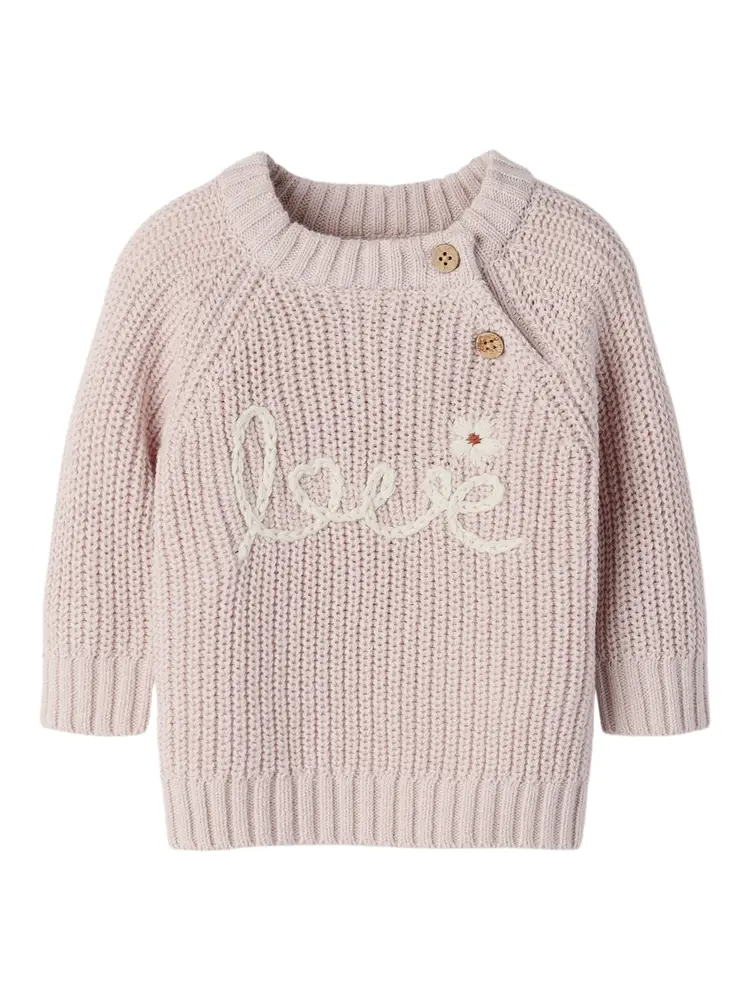Lil' Atelier Emlen Sweater - Hushed Violet - 74