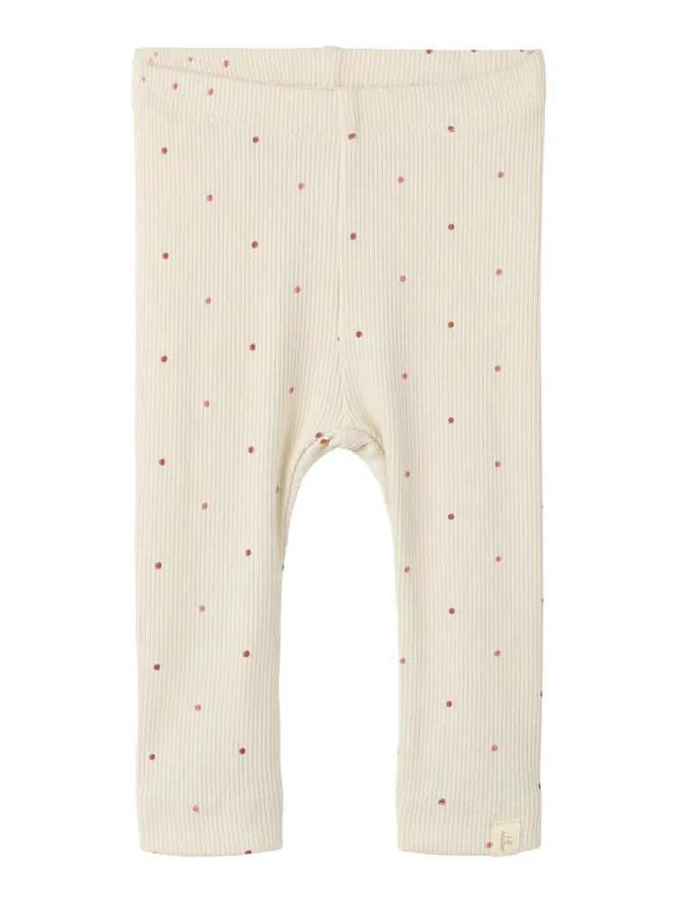 Lil' Atelier Gago Kye Slim Leggings - Turtledove - 68