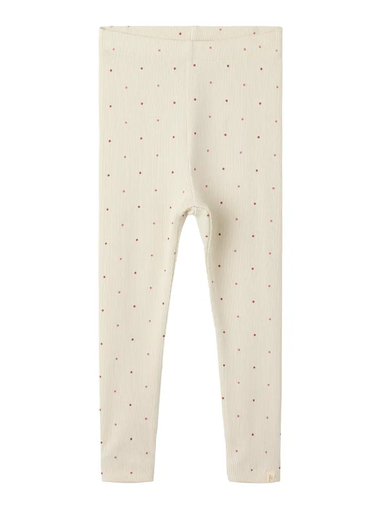 Lil' Atelier Gago Kye Slim Leggings - Turtledove - 116