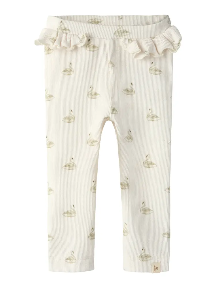 Lil' Atelier Gavo Slim Leggings - Pastel Parchment - 86