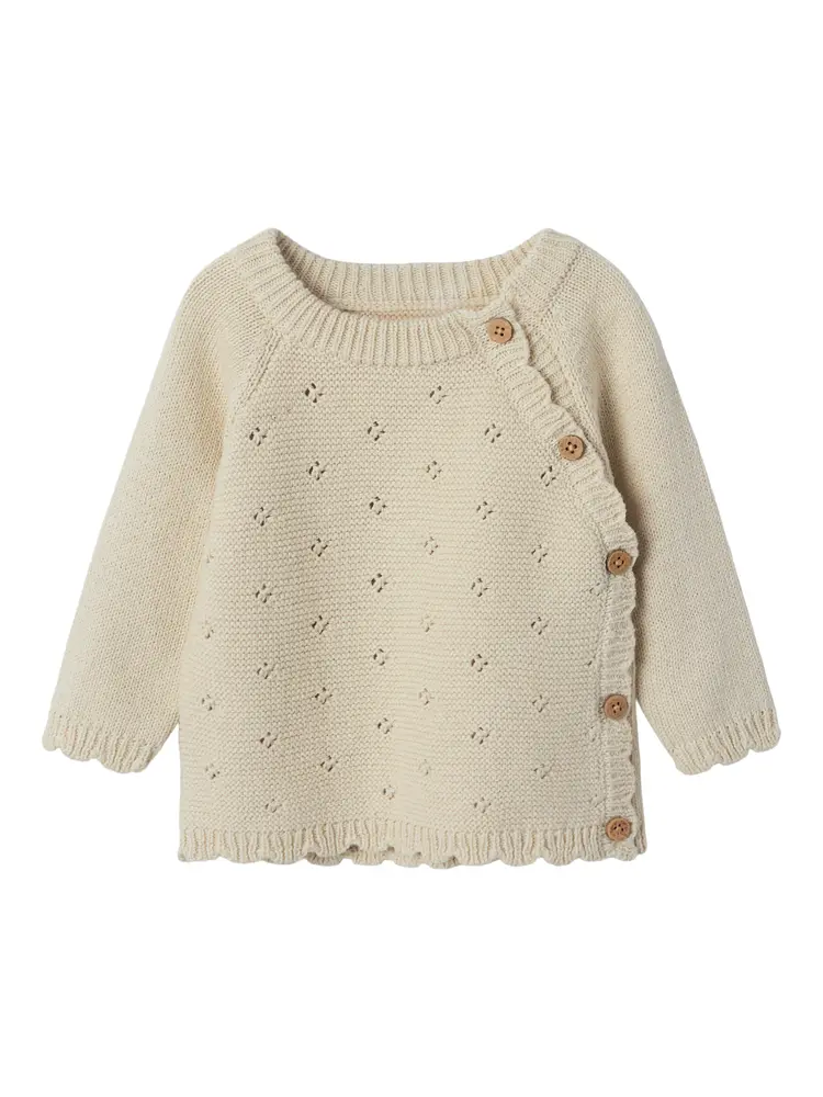 Laguna Strik Wrap Bluse - Turtledove - 74