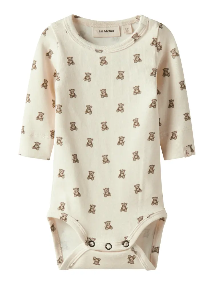 Gayo Elo Langærmet Body - Turtledove - 86