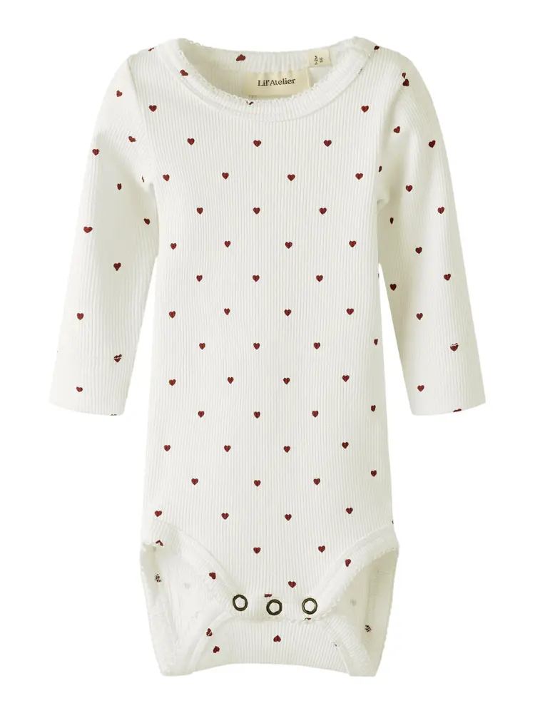 Lil' Atelier Gago Langærmet Body Slim - Coconut - 56