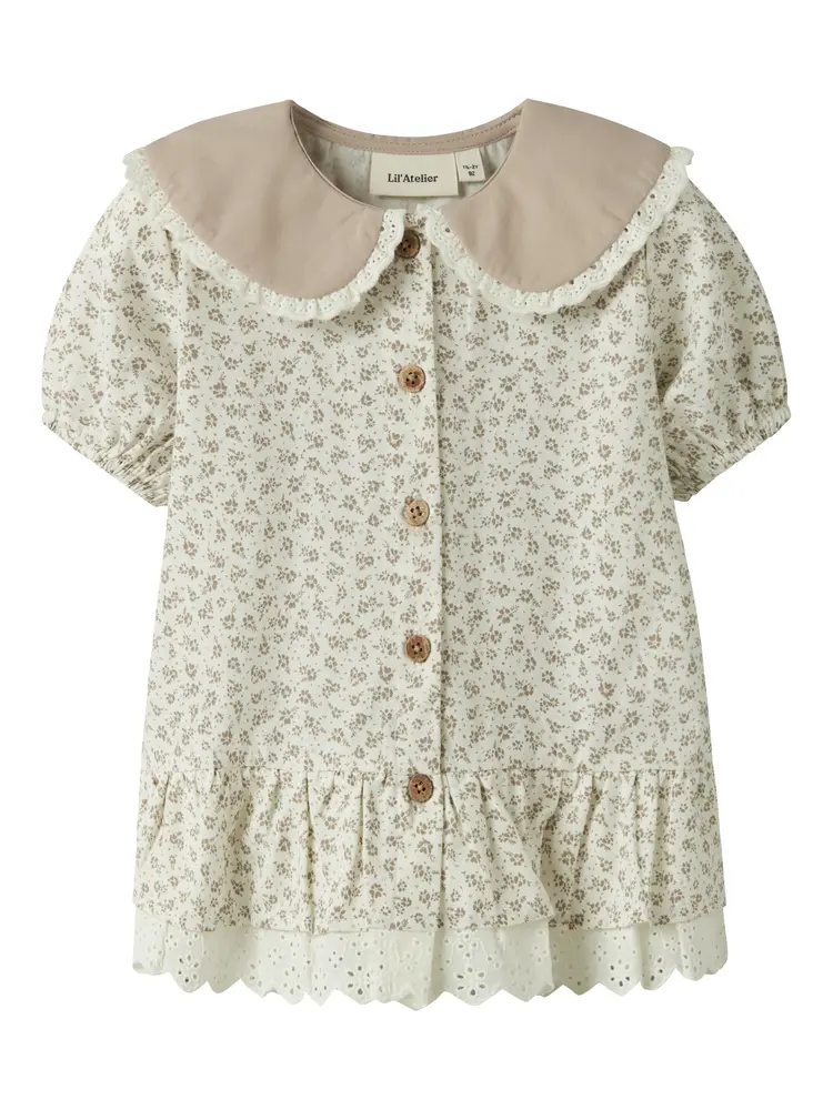 Fjola Bluse - Coconut Milk - 122/128
