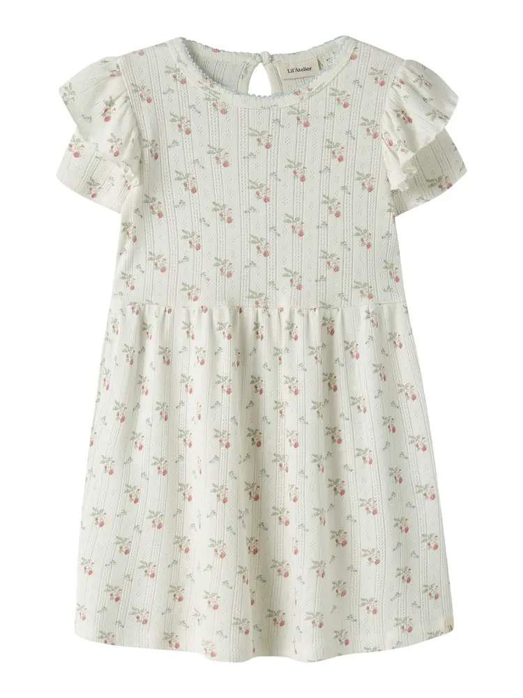 Lil' Atelier Rachello Duna Kjole - Coconut Milk - 104