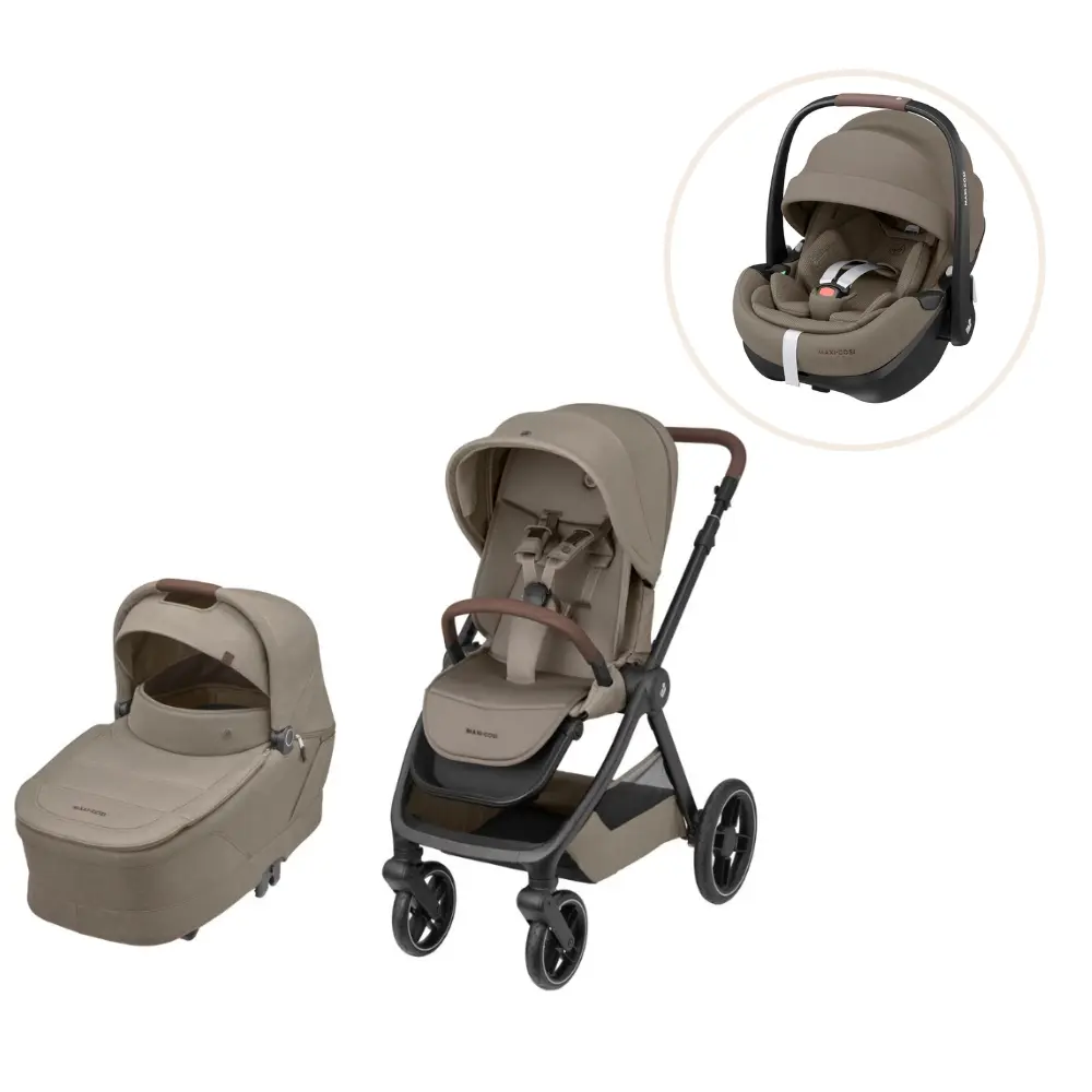 Maxi-Cosi Oxford Plus Kombivogn Inkl. Pebble 360 Pro - Twillic Truffle
