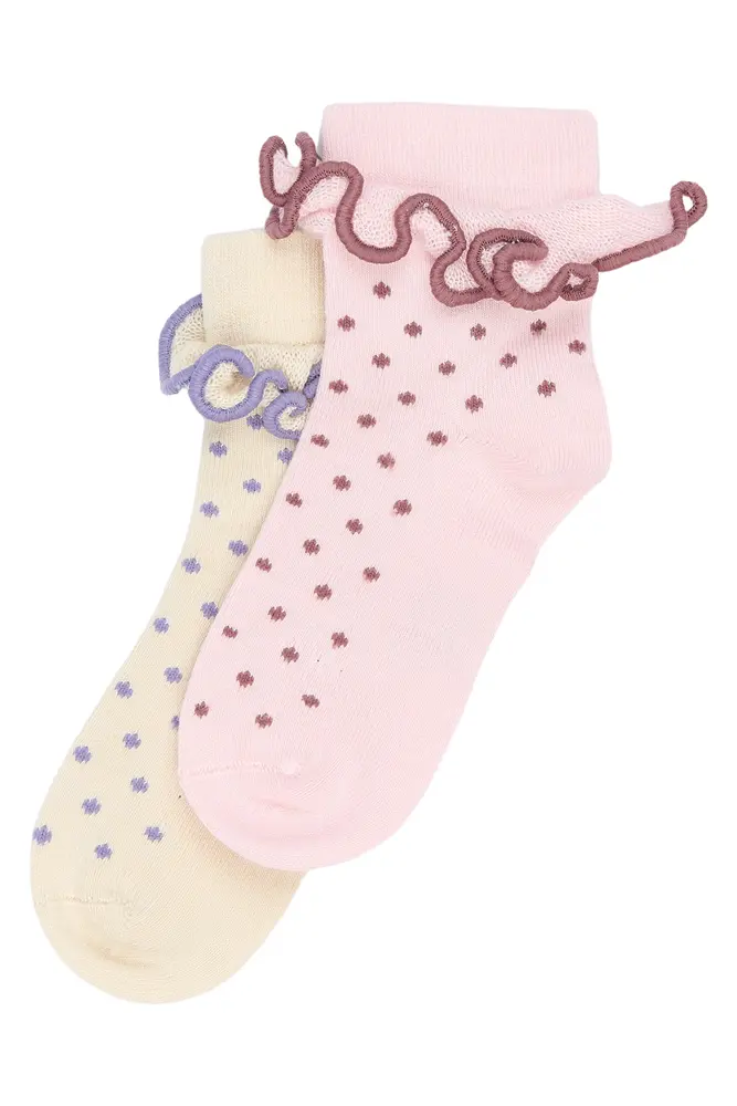Marra Bambus Ankelsokker 2-pak - Rose Quartz - 23/26