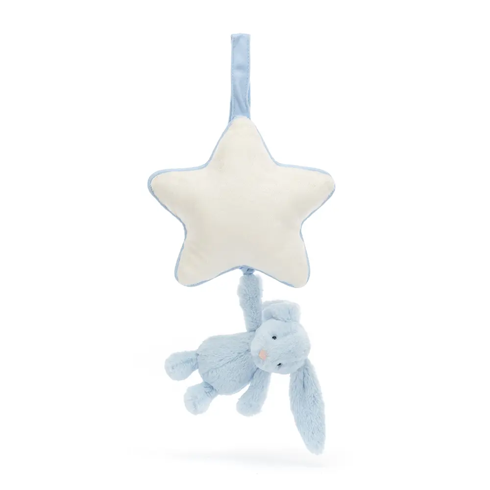 JellyCat Bashful Kanin Spilledåse - Lyseblå