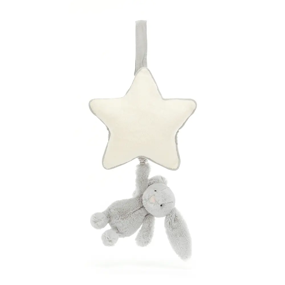 JellyCat Bashful Kanin Spilledåse - Silver