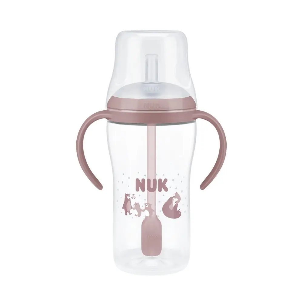 Perfect Match Learner Bottle Straw 260 ml, Bear