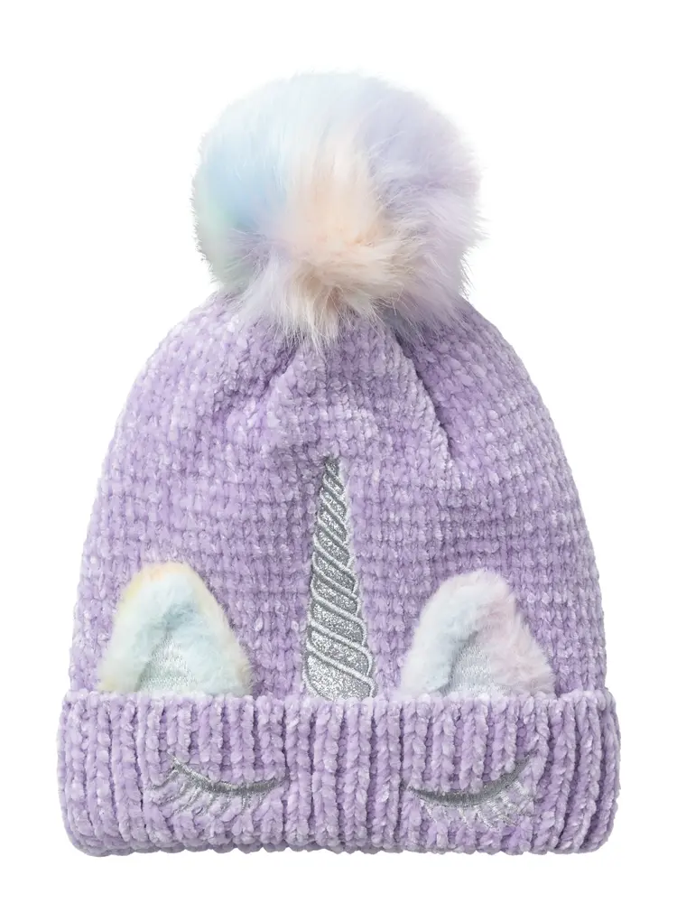 Metea strikket beanie - PASTELLILA - 48/49