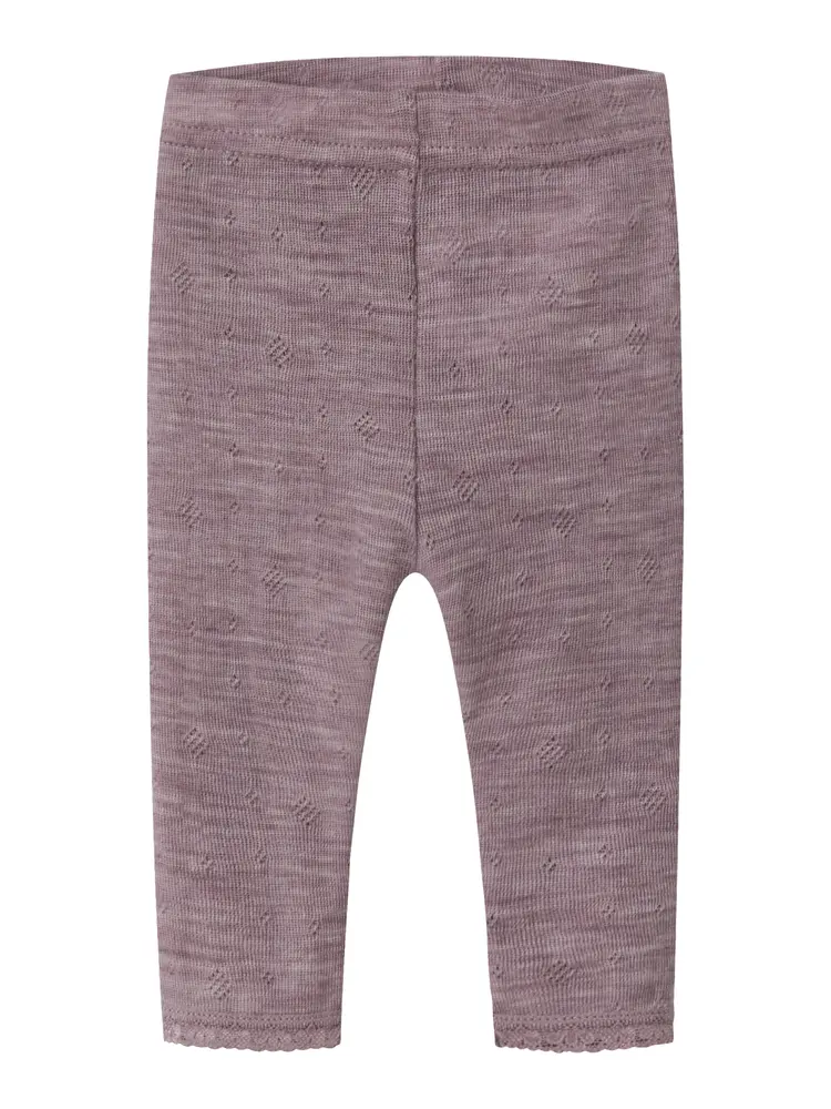 Name It Wang Uld Leggings - Toadstool - 68