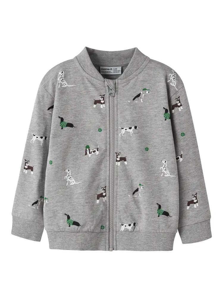 Name It Naris Sweat Cardigan - Sycamore - 116