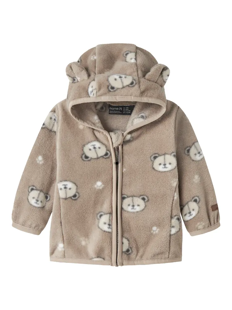 Name It Meeko Fleece Jakke - 5026522 - 80
