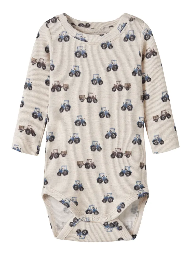 Name It Ludwig Langærmet Body - Peyote Melange - 50