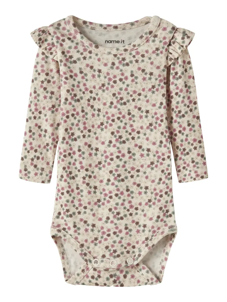 Name It Lianna Langærmet Body - Antique White - 86