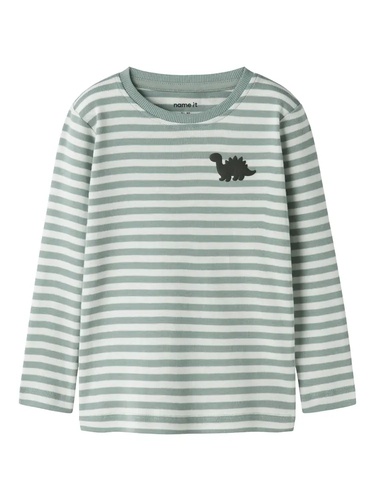 Name It Villy Bluse - Green Milieu - 104