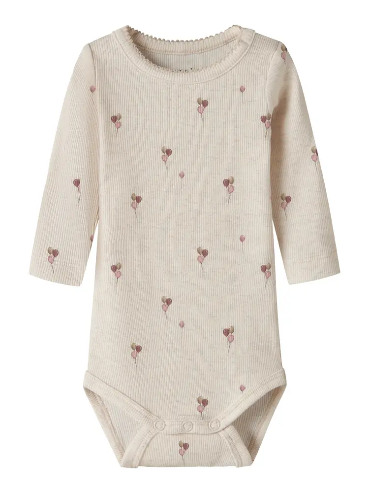 Name It Nabila Langærmet Body - Peyote Melange - 80