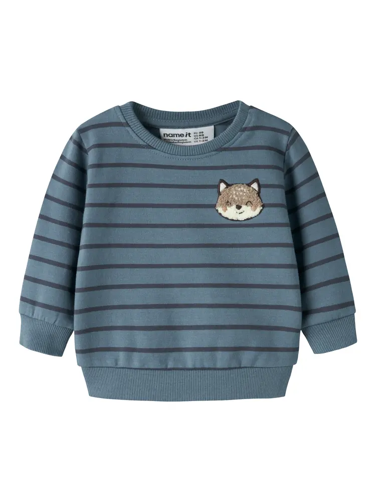 Name It Naddel Sweatshirt - Blue Mirage - 62