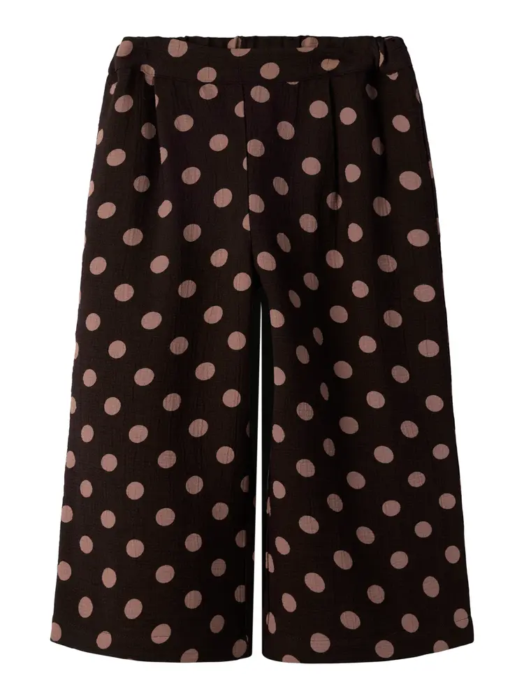 Name It Nina Wide Bukser - Chocolate Plum - 110