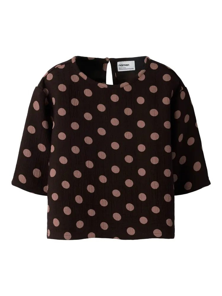 Name It Nina Bluse - Chocolate Plum - 116