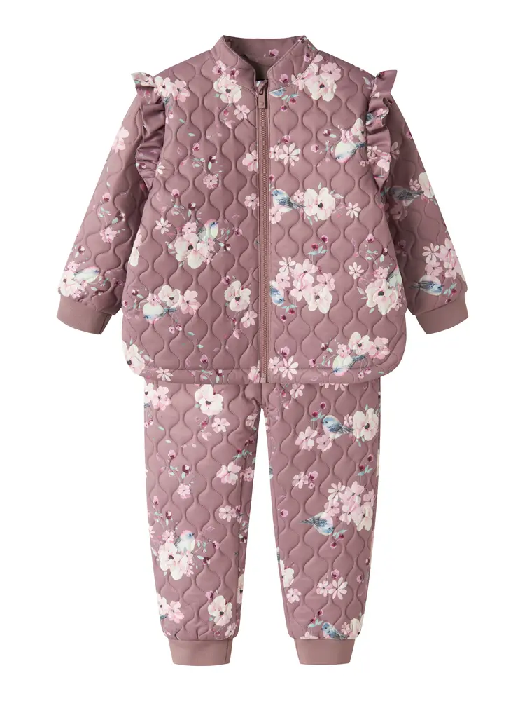Name It Moon Quilted Sæt - Wistful Mauve - 116