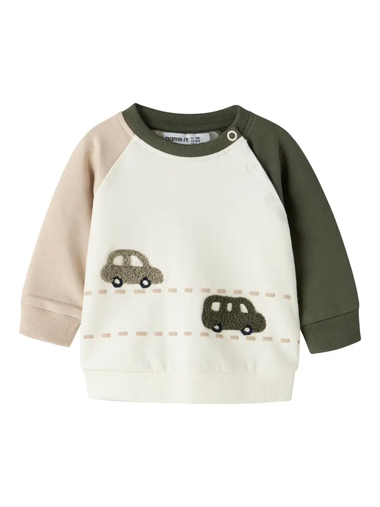 Name It Omand Sweatshirt - Antique White - 74