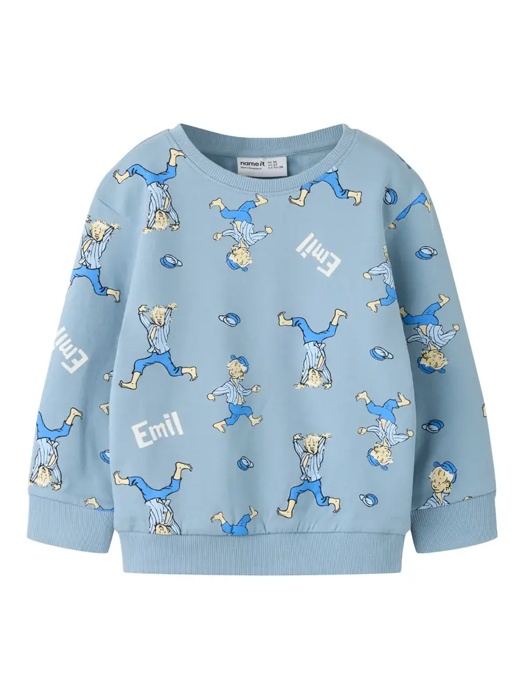 Name It Alfe Emil Sweatshirt - Ashley Blue - 98