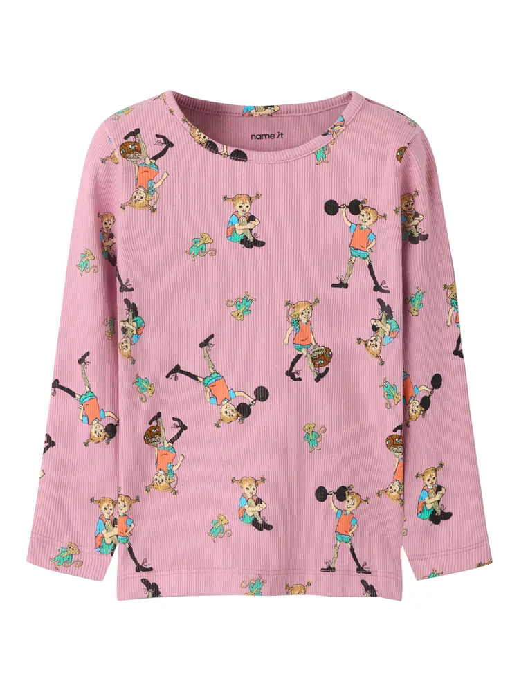Name It Ara Pippi Bluse - Lilas - 104