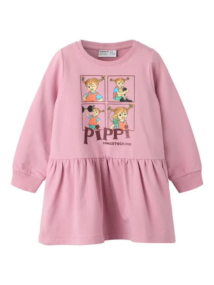 Name It Asta Pippi Kjole - Lilas - 110