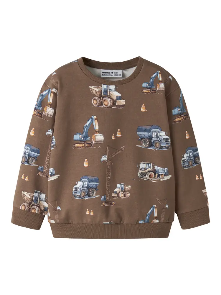 Name It Nelson Sweatshirt - Brown Lentil - 116