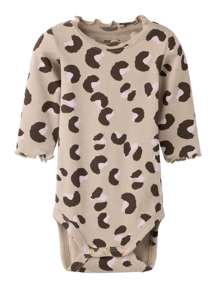 Name It Lana Langærmet Body - Goat - 86