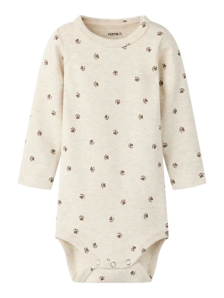 Name It Laris Langærmet Body - Peyote Melange - 62