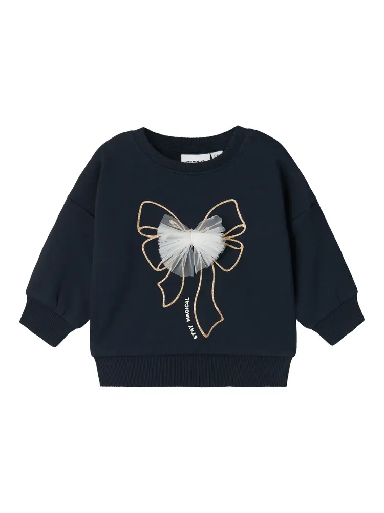Raxa langærmet sweat - DARK SAPPHIRE - 56