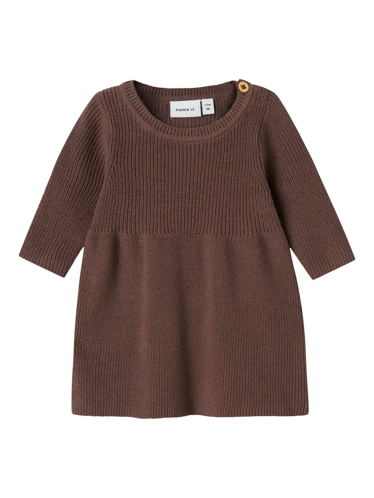 Olivina Strikkjole - Peppercorn - 56