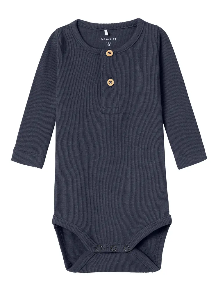 Kab langærmet body NOOS - dark sapphire - 80