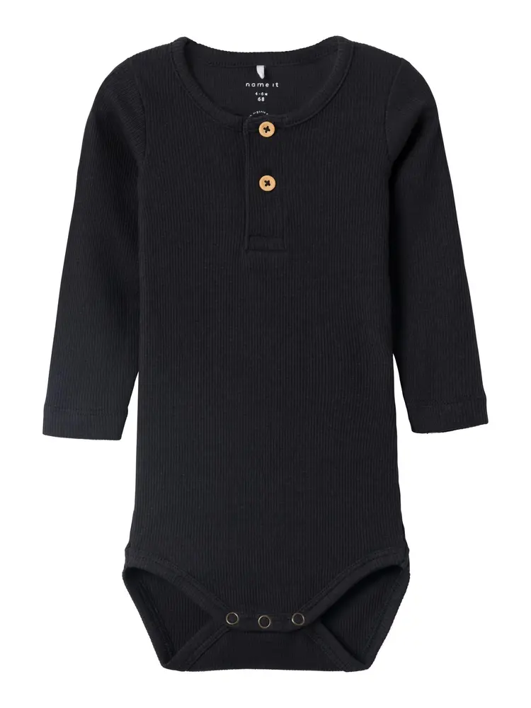 Kab langærmet body NOOS -  black - 92