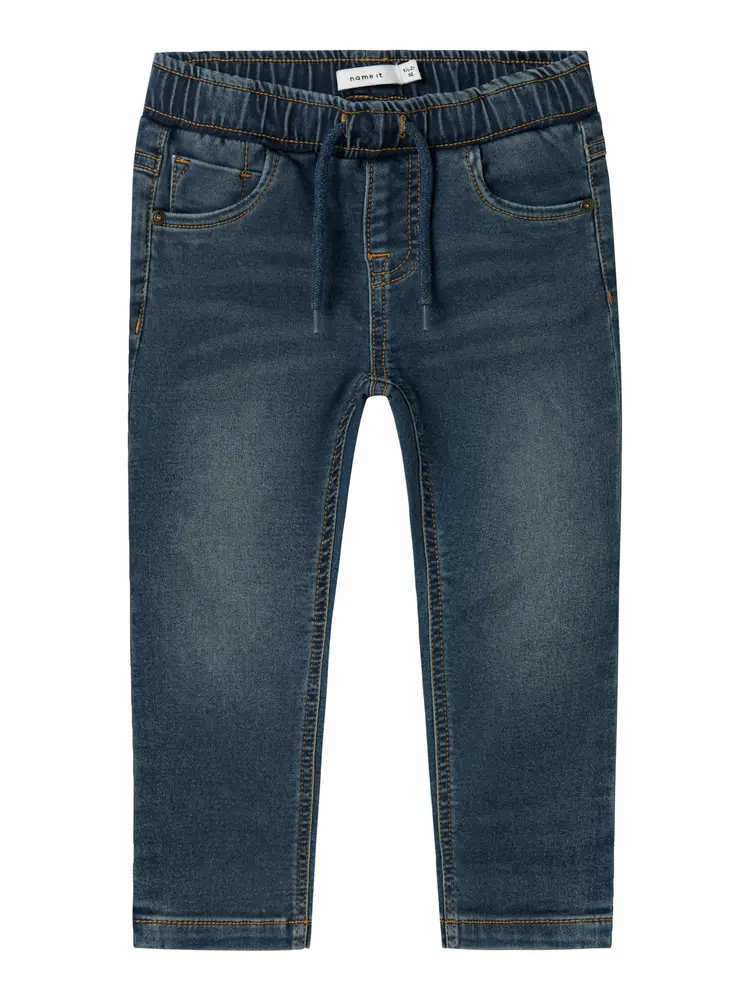Name It Ryan Slim Jeans - Vintage Dark Blue Denim - 98