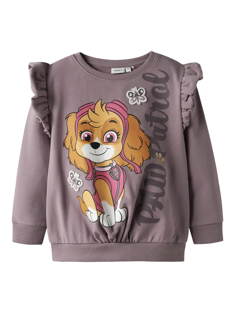 Sanna Paw Sweatshirt - Toadstool - 98