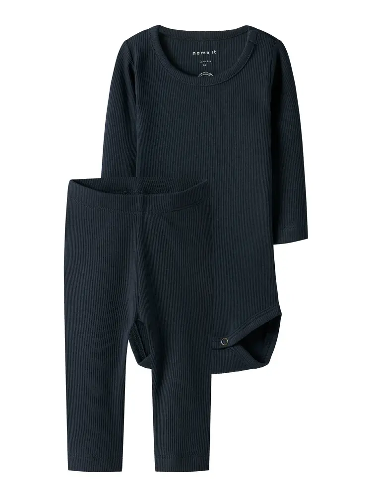 Kab langærmet body-legging sæt - Dark Sapphire - 92