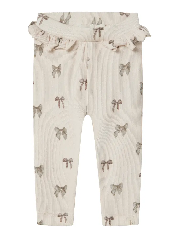 Lil' Atelier Gavo Slim Leggings - Silver Peo - 80