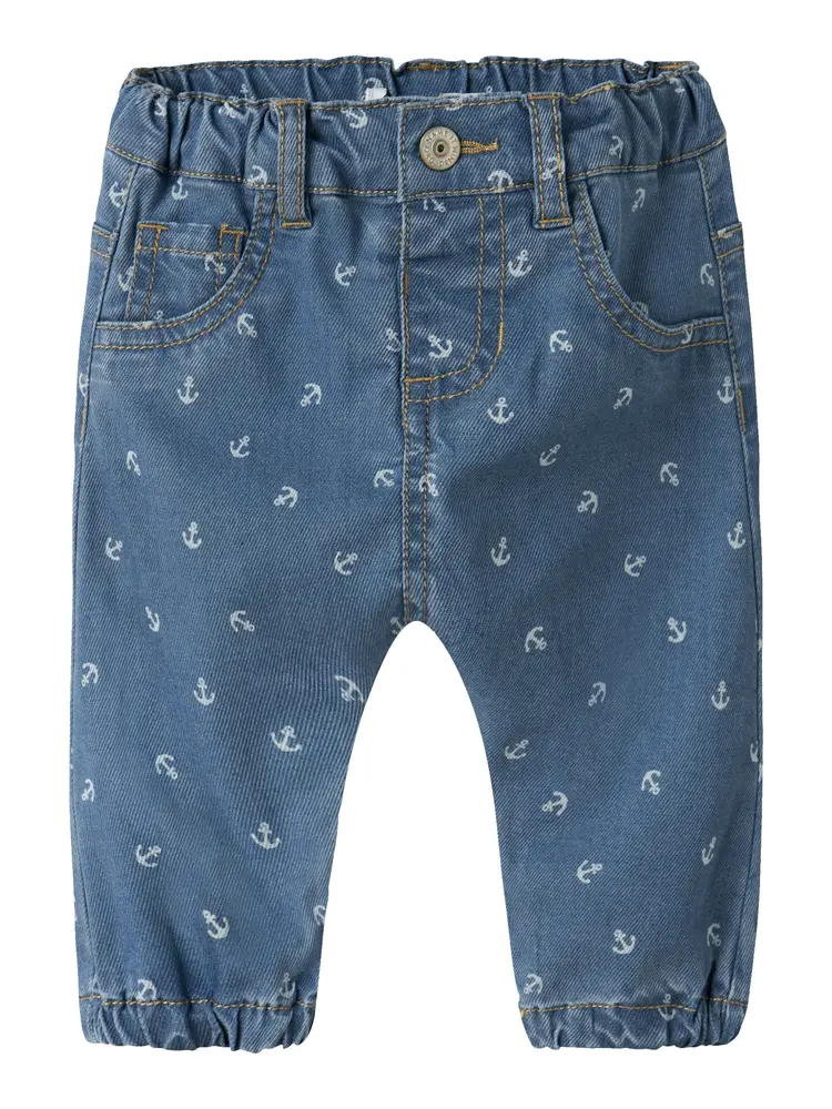 Ben Bow Jeans - Medium Blue Denim - 80