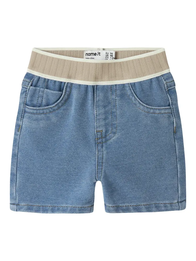 Name It Ben Denim Shorts - Light Blue Denim - 74