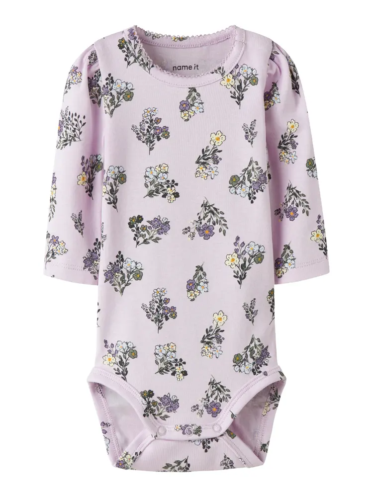 Doritta Langærmet Body - Lavender Fog - 56