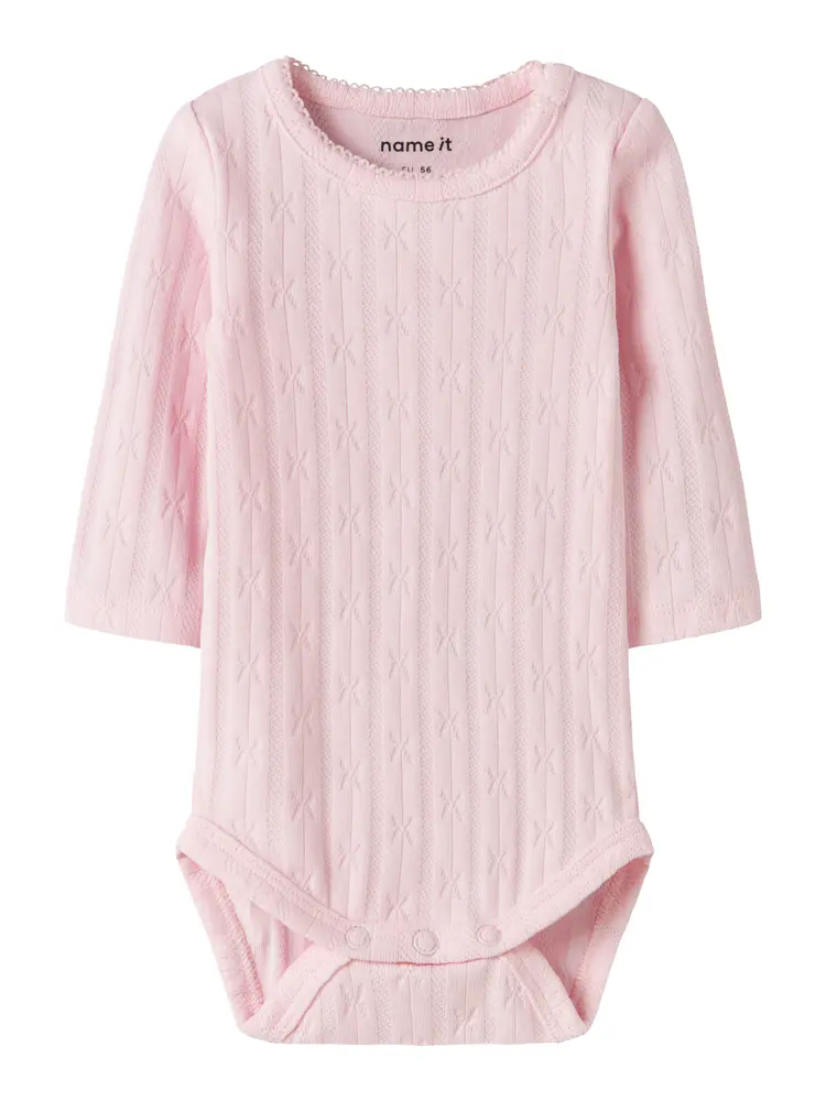 Fly Langærmet Body - Cradle Pink - 50