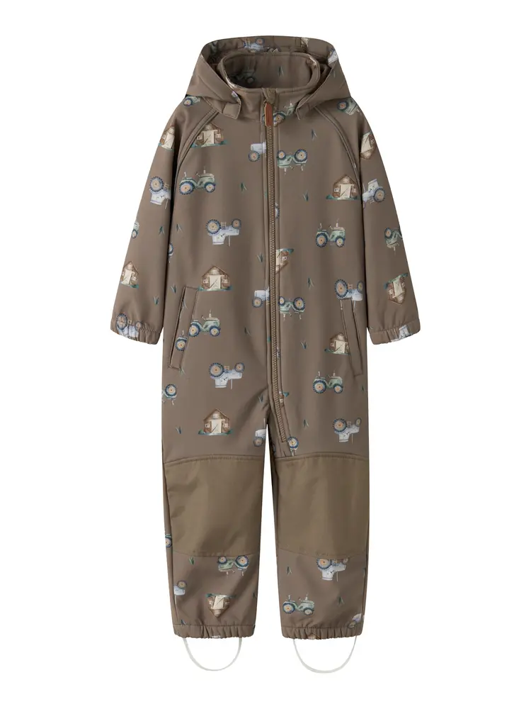 Name It Softshell Dragt - Walnut - 86