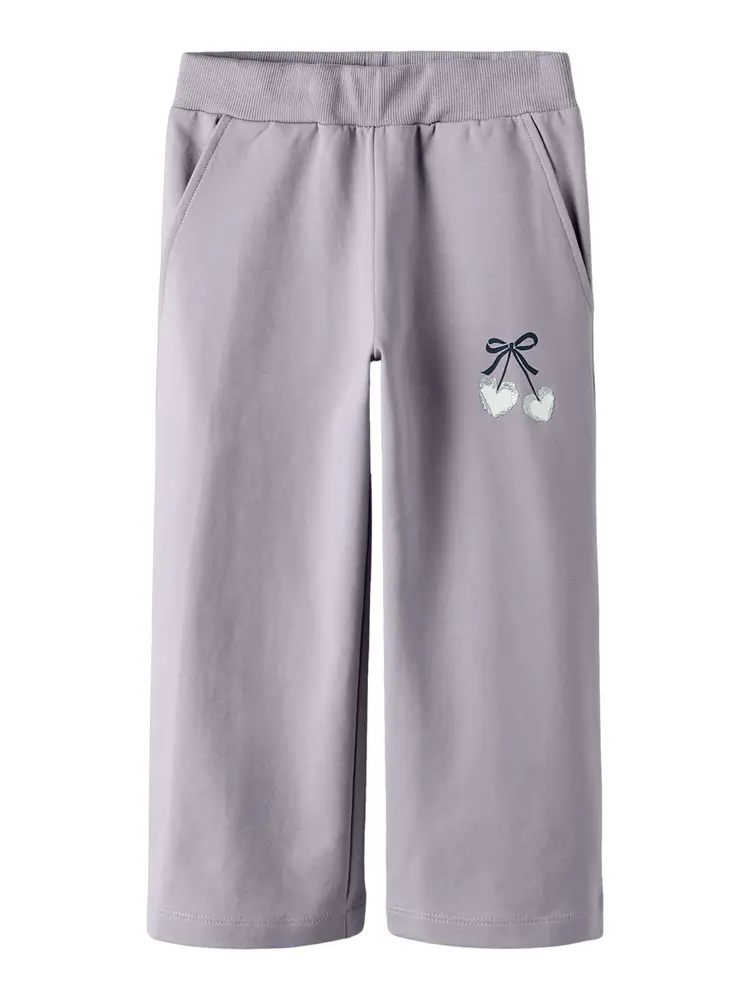 Basalt Sweat Wide Bukser - Lavender Gray - 92